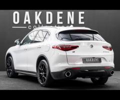 Alfa Romeo Stelvio Detailed Service History. Finished in Alfa White with Black Leather Interior, 19" - 4
