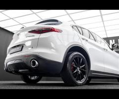 Alfa Romeo Stelvio Detailed Service History. Finished in Alfa White with Black Leather Interior, 19" - 16
