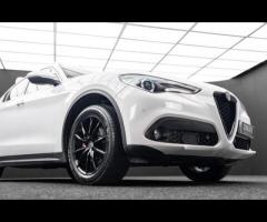 Alfa Romeo Stelvio Detailed Service History. Finished in Alfa White with Black Leather Interior, 19" - 18