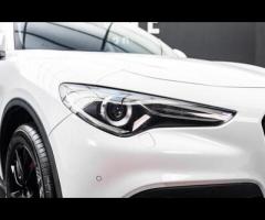 Alfa Romeo Stelvio Detailed Service History. Finished in Alfa White with Black Leather Interior, 19" - 36