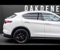 Alfa Romeo Stelvio Detailed Service History. Finished in Alfa White with Black Leather Interior, 19" - 40