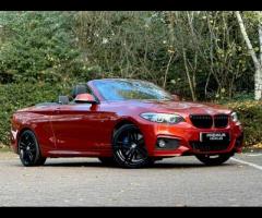 BMW 2 Series Enjoy open-top driving in style with this 2017 BMW 2 Series 225d M Sport Convertible. C - 24