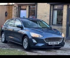 Ford Focus TOP OF THE RANGE TITANIUM FOCUS IN BLUE, 12 MONTHS MOT, SAT NAV, FRONT AND REAR PARKING S - 52