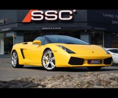 Lamborghini Gallardo Stunning Gallardo V10 E-Gear Finished In 3 Layer Special Giallo Paint With Blac