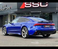 Audi RS7 Stunning RS7 Vorsprung Finished In Ultra Blue Metallic With Black RS Quilted Valcona Leathe - 2