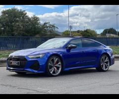 Audi RS7 Stunning RS7 Vorsprung Finished In Ultra Blue Metallic With Black RS Quilted Valcona Leathe - 6