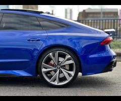Audi RS7 Stunning RS7 Vorsprung Finished In Ultra Blue Metallic With Black RS Quilted Valcona Leathe - 9