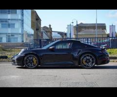 Porsche 911 Stunning 911 992 Turbo S Finished In Jet Black Metallic With Two Tone Black and Bordeaux - 7