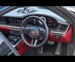 Porsche 911 Stunning 911 992 Turbo S Finished In Jet Black Metallic With Two Tone Black and Bordeaux - 15