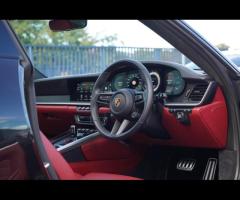 Porsche 911 Stunning 911 992 Turbo S Finished In Jet Black Metallic With Two Tone Black and Bordeaux - 16