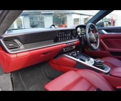 Porsche 911 Stunning 911 992 Turbo S Finished In Jet Black Metallic With Two Tone Black and Bordeaux - 23