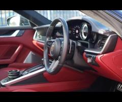 Porsche 911 Stunning 911 992 Turbo S Finished In Jet Black Metallic With Two Tone Black and Bordeaux - 26