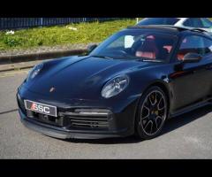 Porsche 911 Stunning 911 992 Turbo S Finished In Jet Black Metallic With Two Tone Black and Bordeaux - 39