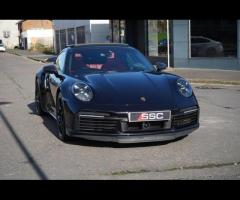 Porsche 911 Stunning 911 992 Turbo S Finished In Jet Black Metallic With Two Tone Black and Bordeaux - 40