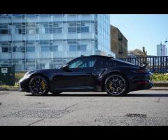 Porsche 911 Stunning 911 992 Turbo S Finished In Jet Black Metallic With Two Tone Black and Bordeaux - 41