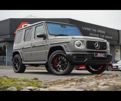 Mercedes-Benz G Class Stunning G63 AMG Finished In MANUFAKTUR Classic Grey With Bengal Red and Black