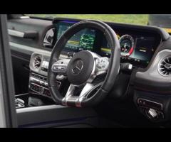 Mercedes-Benz G Class Stunning G63 AMG Finished In MANUFAKTUR Classic Grey With Bengal Red and Black - 23