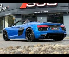 Audi R8 Stunning R8 V10 Spyder Finished In Ara Blue Crystal With Vermont Brown Fine Nappa Leather. F - 2