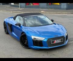 Audi R8 Stunning R8 V10 Spyder Finished In Ara Blue Crystal With Vermont Brown Fine Nappa Leather. F - 4