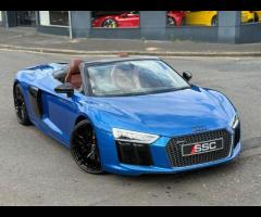 Audi R8 Stunning R8 V10 Spyder Finished In Ara Blue Crystal With Vermont Brown Fine Nappa Leather. F - 5