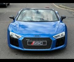 Audi R8 Stunning R8 V10 Spyder Finished In Ara Blue Crystal With Vermont Brown Fine Nappa Leather. F - 8