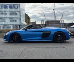 Audi R8 Stunning R8 V10 Spyder Finished In Ara Blue Crystal With Vermont Brown Fine Nappa Leather. F - 10