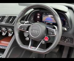 Audi R8 Stunning R8 V10 Spyder Finished In Ara Blue Crystal With Vermont Brown Fine Nappa Leather. F - 18