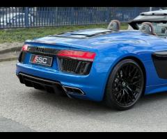 Audi R8 Stunning R8 V10 Spyder Finished In Ara Blue Crystal With Vermont Brown Fine Nappa Leather. F - 40
