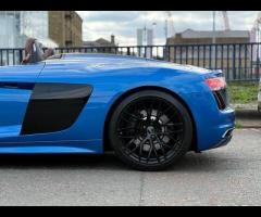 Audi R8 Stunning R8 V10 Spyder Finished In Ara Blue Crystal With Vermont Brown Fine Nappa Leather. F - 42