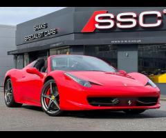 Ferrari 458 Stunning and Rare 458 Spider Covered Only 800 Miles and Owned By 1 Owner From New! Finis