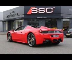 Ferrari 458 Stunning and Rare 458 Spider Covered Only 800 Miles and Owned By 1 Owner From New! Finis - 2