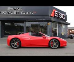 Ferrari 458 Stunning and Rare 458 Spider Covered Only 800 Miles and Owned By 1 Owner From New! Finis - 5