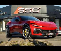 Ferrari Purosangue Stunning Purosangue V12 SUV Finished In Rosso Corsa With Crema Leather. Fantastic