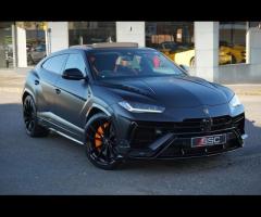 Lamborghini Urus Stunning URUS S Finished In Nero Hele With Nero Ade and Arancio Leonis Alcantara Pe - 4