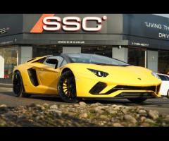 Lamborghini Aventador This 2018 Lamborghini Aventador V12 LP 740-4 S boasts exceptionally low mileag