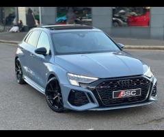 Audi RS3 Stunning All New RS3 Sportback Vorsprung Finished In Kemora Grey With Black Quilted Fine Na - 4
