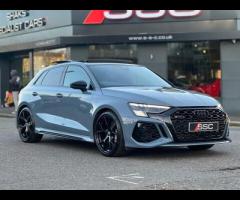 Audi RS3 Stunning All New RS3 Sportback Vorsprung Finished In Kemora Grey With Black Quilted Fine Na - 5