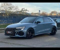 Audi RS3 Stunning All New RS3 Sportback Vorsprung Finished In Kemora Grey With Black Quilted Fine Na - 8