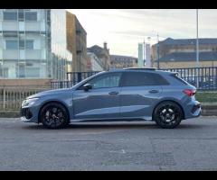 Audi RS3 Stunning All New RS3 Sportback Vorsprung Finished In Kemora Grey With Black Quilted Fine Na - 9