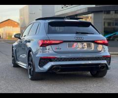 Audi RS3 Stunning All New RS3 Sportback Vorsprung Finished In Kemora Grey With Black Quilted Fine Na - 10