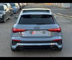 Audi RS3 Stunning All New RS3 Sportback Vorsprung Finished In Kemora Grey With Black Quilted Fine Na - 12