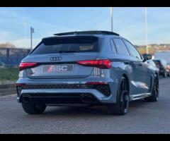 Audi RS3 Stunning All New RS3 Sportback Vorsprung Finished In Kemora Grey With Black Quilted Fine Na - 13