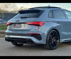 Audi RS3 Stunning All New RS3 Sportback Vorsprung Finished In Kemora Grey With Black Quilted Fine Na - 34