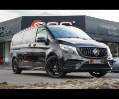 Mercedes-Benz V Class Stunning V300d AMG Line XLWB Finished In Obsidian Black Metallic With Black Na