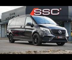 Mercedes-Benz V Class Stunning V300d AMG Line XLWB Finished In Obsidian Black Metallic With Black Na - 5