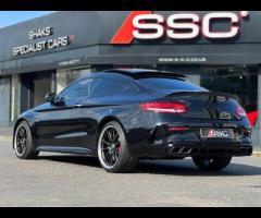 Mercedes-Benz C Class Stunning C63 AMG S Coupe Finished In Black Metallic With Two Tone Black and Pe - 2