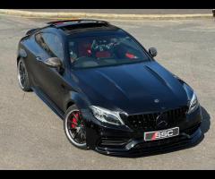 Mercedes-Benz C Class Stunning C63 AMG S Coupe Finished In Black Metallic With Two Tone Black and Pe - 4