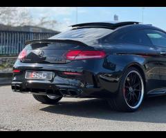 Mercedes-Benz C Class Stunning C63 AMG S Coupe Finished In Black Metallic With Two Tone Black and Pe - 7