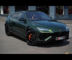 Lamborghini Urus Stunning Urus S Finished In Ad Personam Green With Nero Ade/Arancio Leonis Leather. - 4