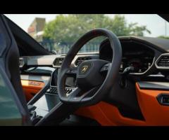 Lamborghini Urus Stunning Urus S Finished In Ad Personam Green With Nero Ade/Arancio Leonis Leather. - 15